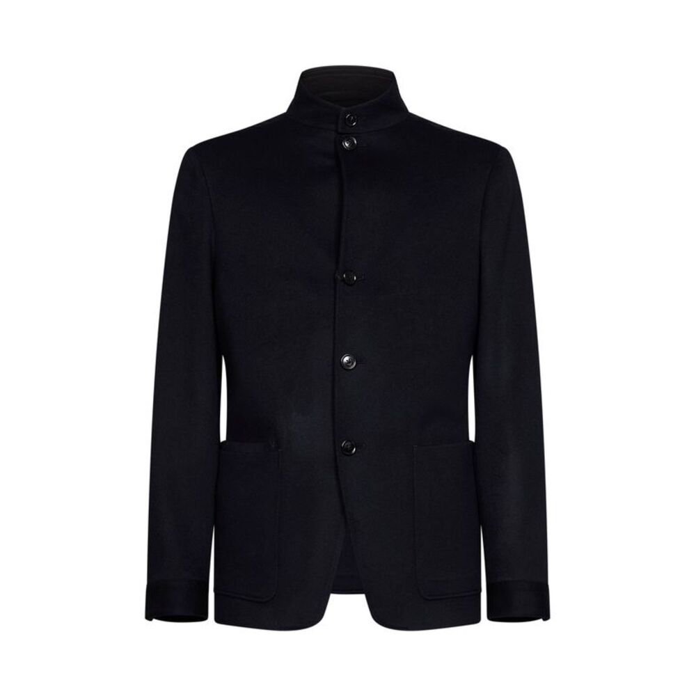 Zegna Men Blue Oasi Cashmere Il Conte Chore Jacket